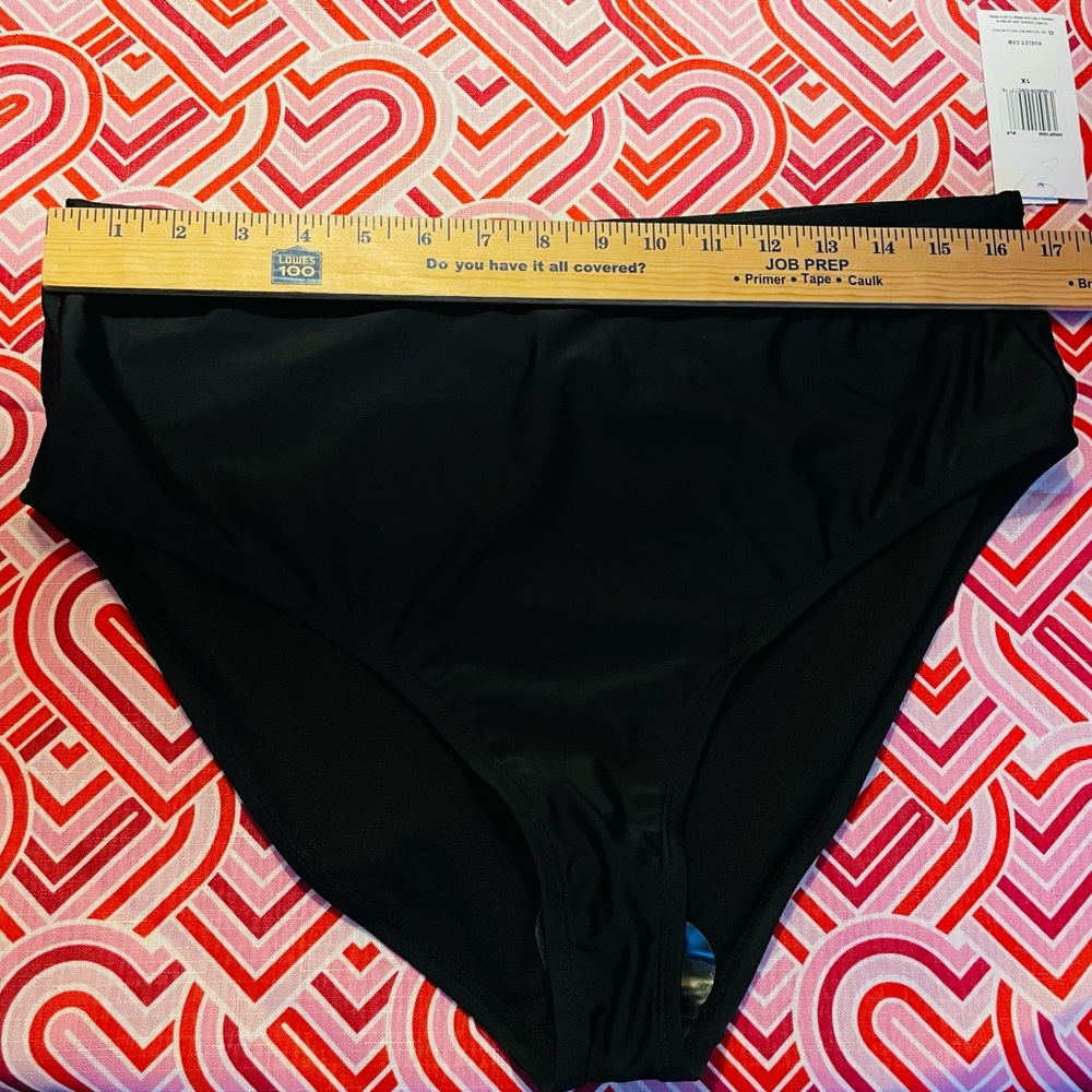 Hurley NWT Black and white two piece plus size swimsuit bathing suit Size 1X - Picture 12 of 14